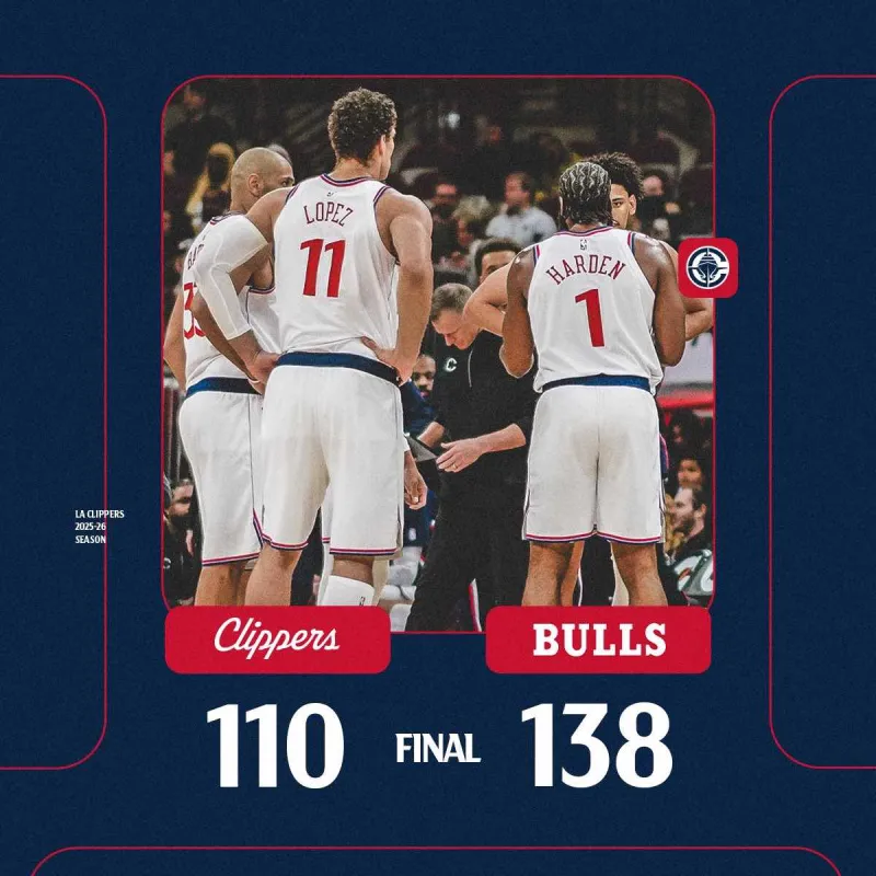 开云体育官方app-快船分享本场比赛失利海报，球队六连胜遭到终结